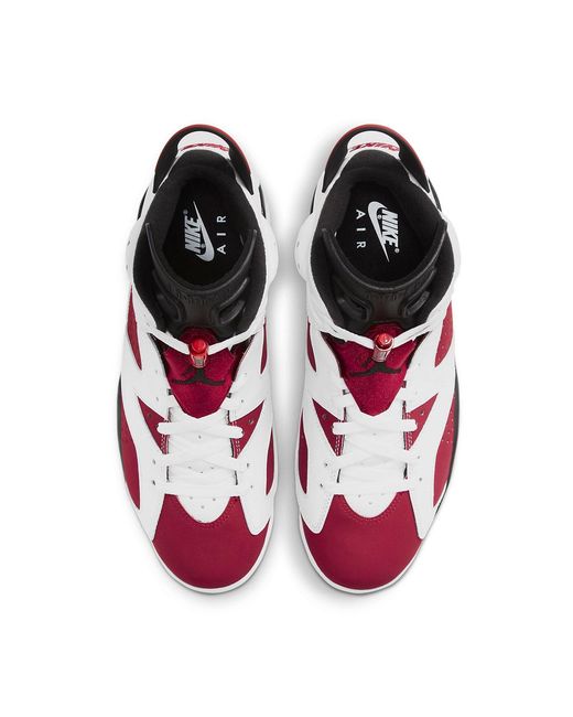 Nike White 6 Retro Og 'Carmine' 2021 for men