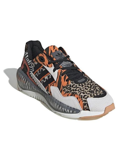 Adidas Brown X Atmos Zx Alkyne Crazy Animal for men