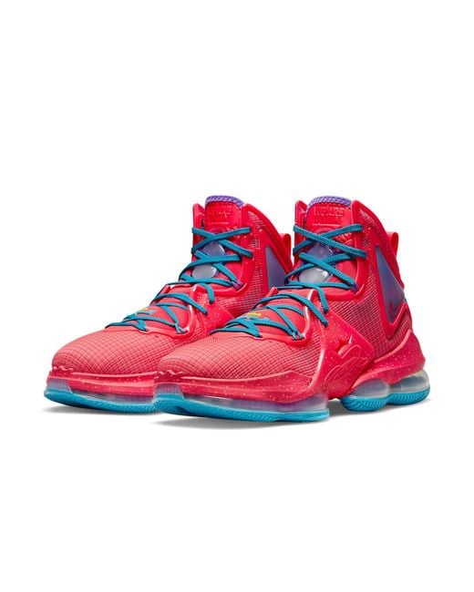 Nike Red Lebron 19 'King's Crown' for men