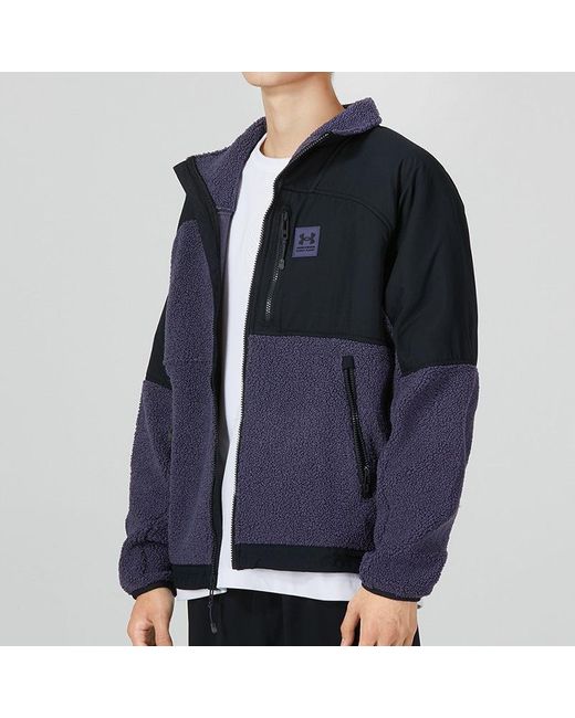 Under Armour Blue Mission Boucle Full-Zip Jacket for men