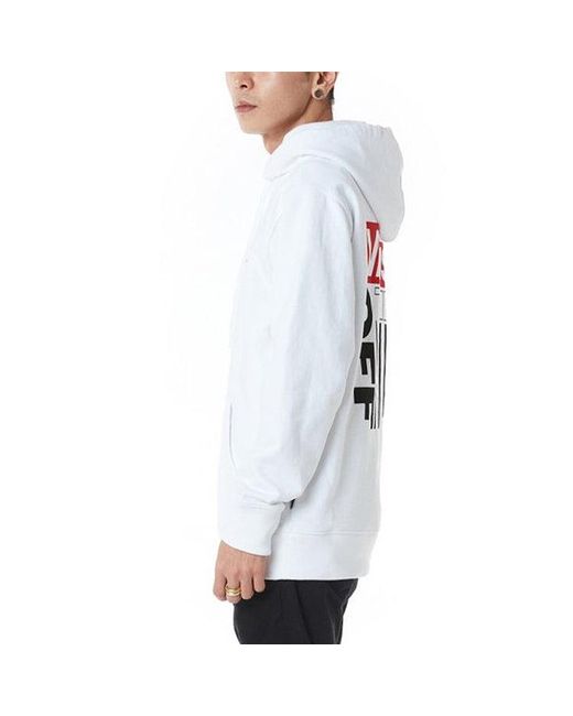 Vans White Back Printing Pattern Casual Couple Style for men