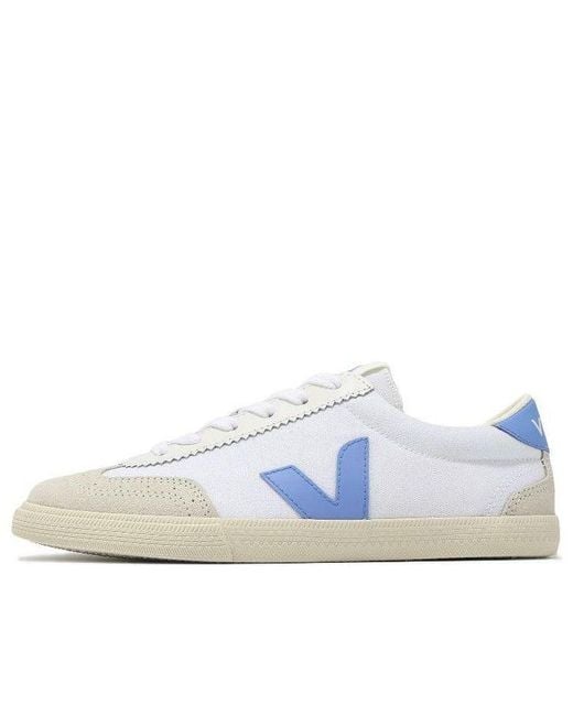Veja White (Wmns) Volley Canvas Aqua'