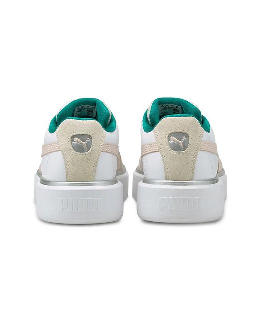 PUMA White Oslo Maja Oq Trainers