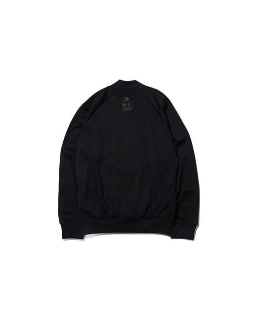 Adidas Black Originals Sst 24 Track Jacket Stripe Retro Sports for men