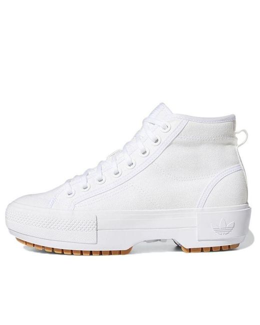 Adidas White (Wmns) Nizza Trek Gum'
