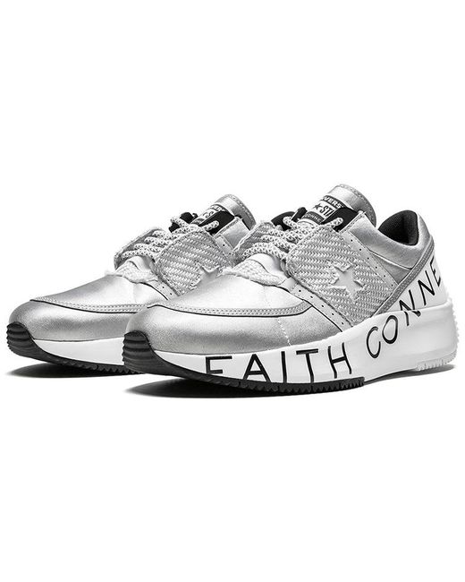Converse White (Wmns) Run Star X Faith Connexion Low Top Metal