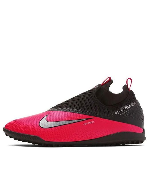 Nike React Phantom Vsn 2 Pro Df Tf Turf in Red for Men | Lyst