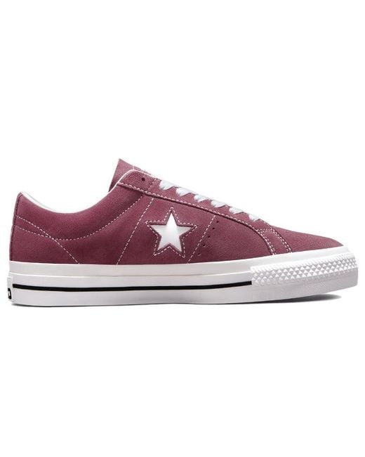 Converse Purple One Star Pro Low-Top Sneakers for men