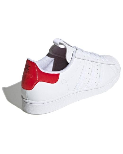 Adidas White Originals Superstar Tokyo City Pack for men