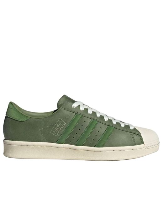 Adidas Green Superstar Vintage 'Crew' for men