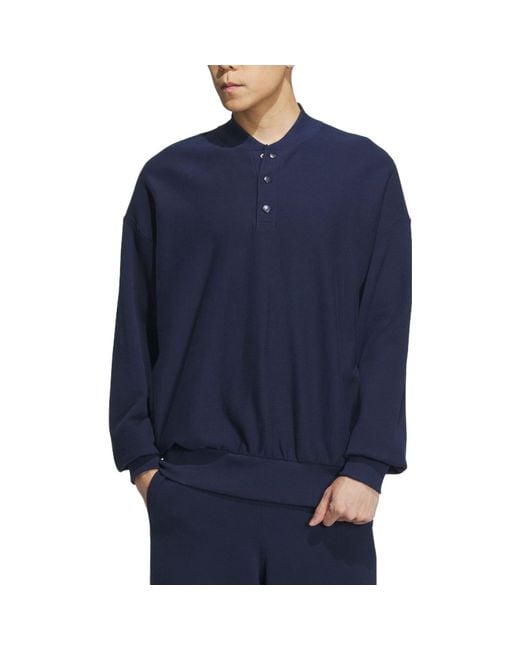 Adidas Blue Originals X Notitle Crew Sweatshirt for men