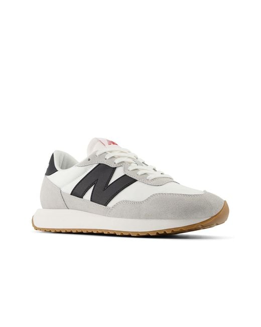 New Balance White 237 for men
