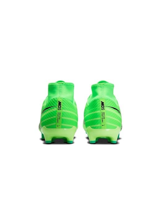Nike Green Superfly 9 Academy Mercurial Dream Speed Mg High-top Soccer Cleats for men