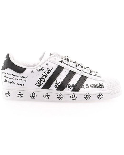 Adidas White Superstar 'Sharpie Pack for men