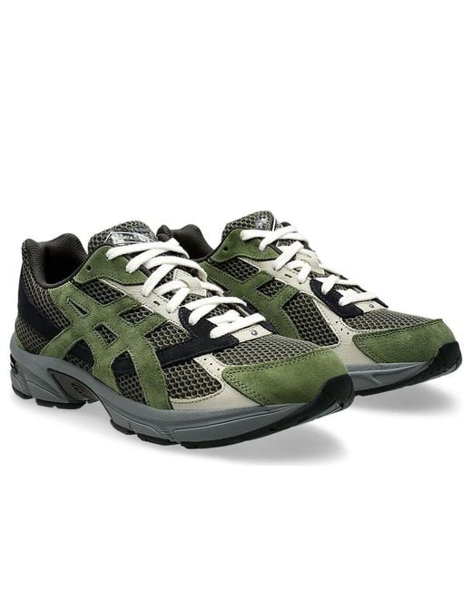 Asics Green Low-Top Trainers for men