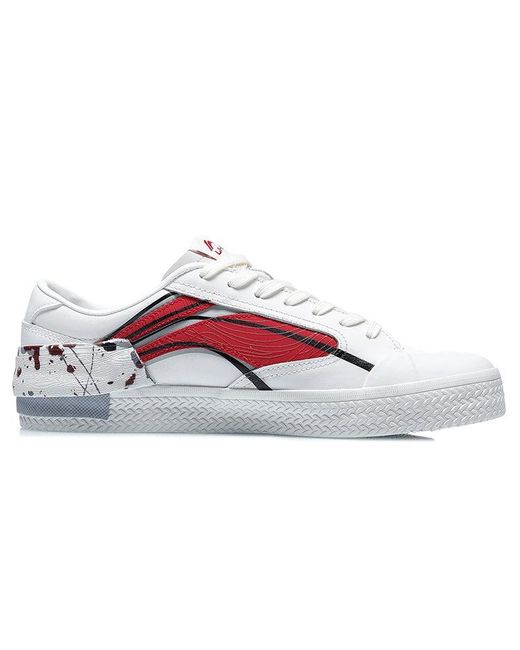 Li-ning Red Weiwu Paris Fashion Week Vintage Shoes for men