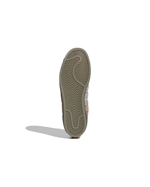 Adidas Brown Melting Sadness X Superstar 'Allover Graphics for men