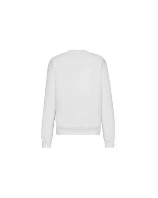 Dior White X Kenny Scharf Cd Embroidery Crew for men