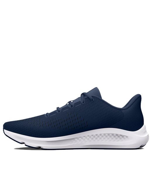 Under Armour Blue Charged Pursuit 3 Big Logo Running Shoes Tech Midnight for men