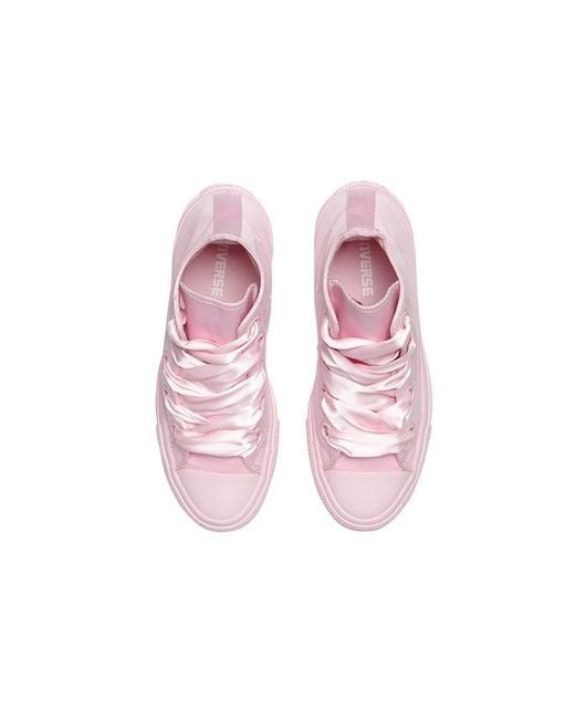 Converse Pink Chuck Taylor All Star Big Eyelet Hi for men