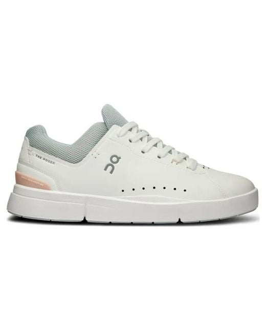On Shoes White (Wmns) The Roger Advantage Rosehip'