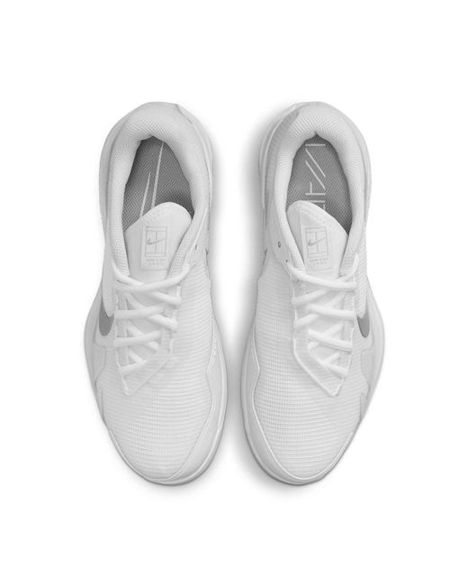 Nike White (Wmns) Court Air Zoom Vapor Pro Metallic'