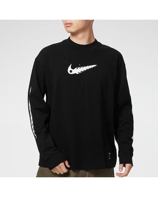 Nike Black Sportswear Sports Long Sleeves for men