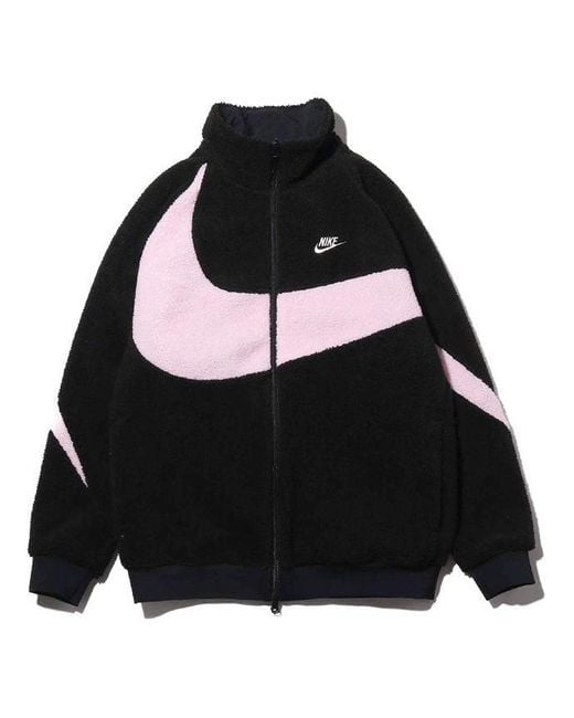 Nike Big Swoosh Large Logo Double Sided Polar Fleece Jacket Japan