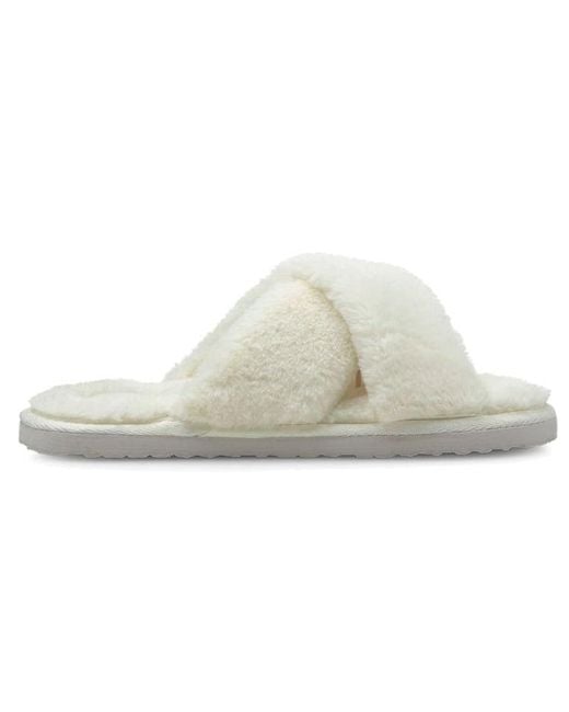 PUMA White (Wmns) Fluff X Strap Slide 'Whisper'