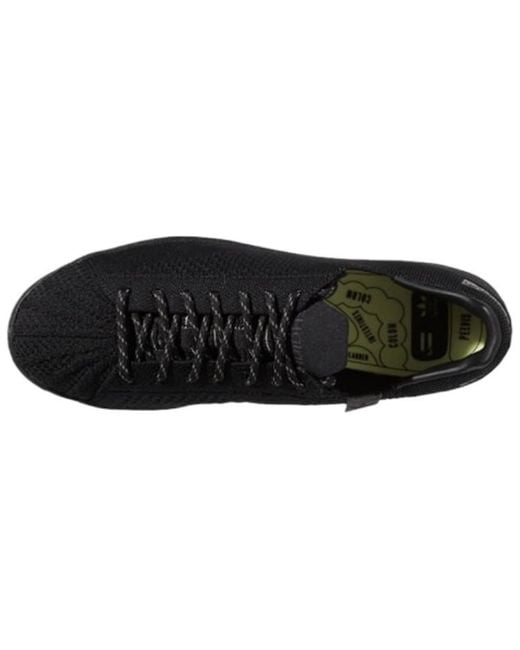 Adidas Black X Pharrell Superstar Primeknit Future' for men
