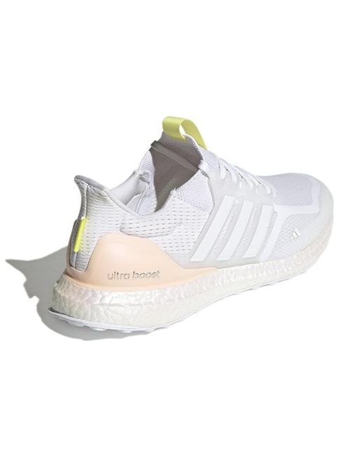 Adidas White Ultraboost 5.0 Dna Shoes 'Cloud Metallic' for men