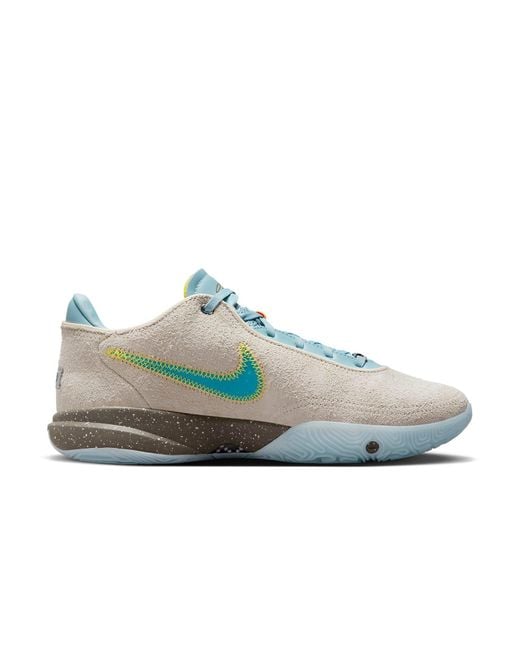 Nike Blue Lebron 20 'Unknwn Message for men