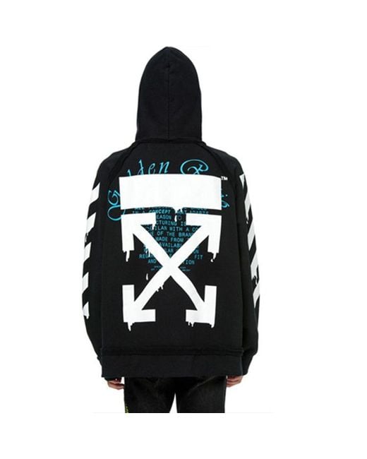 Off-White c/o Virgil Abloh Black C/O Virgil Abloh Dripping Arrows Incompiuto for men