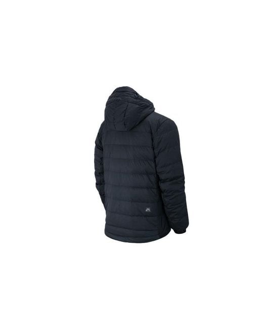 Nike Blue Sb Skateboard Stay Warm Windproof Casual Sports Hooded Down Jacket for men
