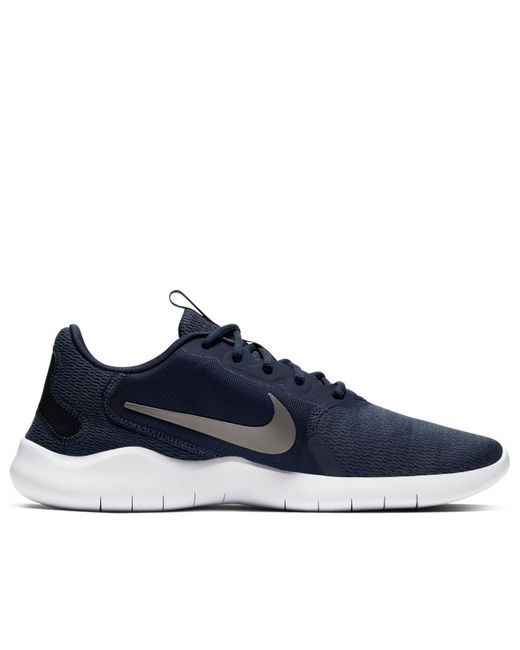 Nike Blue Flex Experience Run 9 'Obsidian Metallic Cool Dark' for men