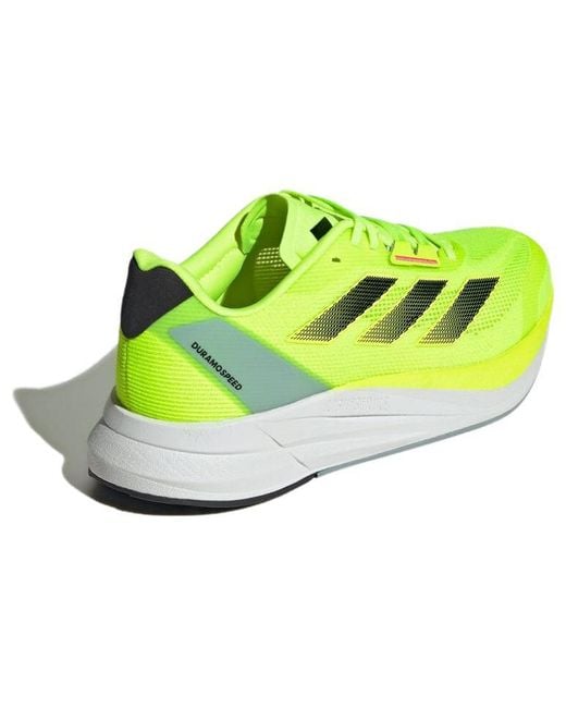 Adidas Yellow Duramo Speed 'Lucid Lemon' for men