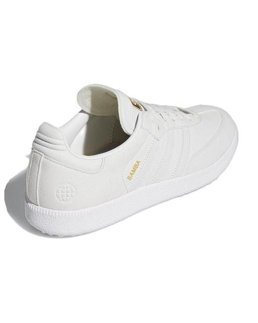 Adidas White Samba Spikeless Golf Se 'Crystal' for men