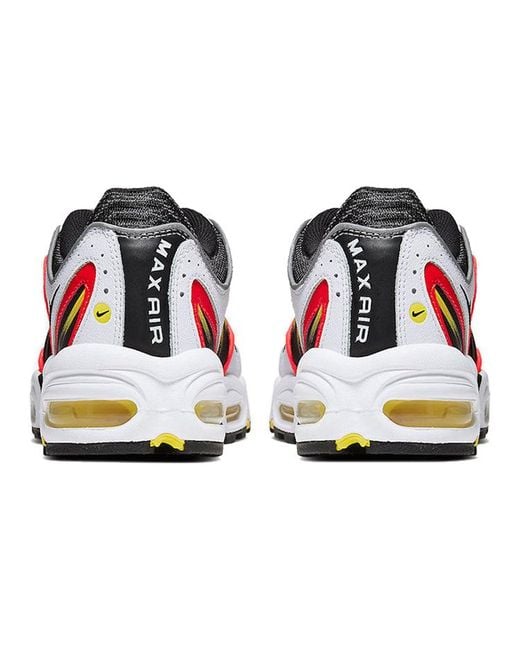 Nike White Air Max Tailwind 4 'Bright Crimson' for men