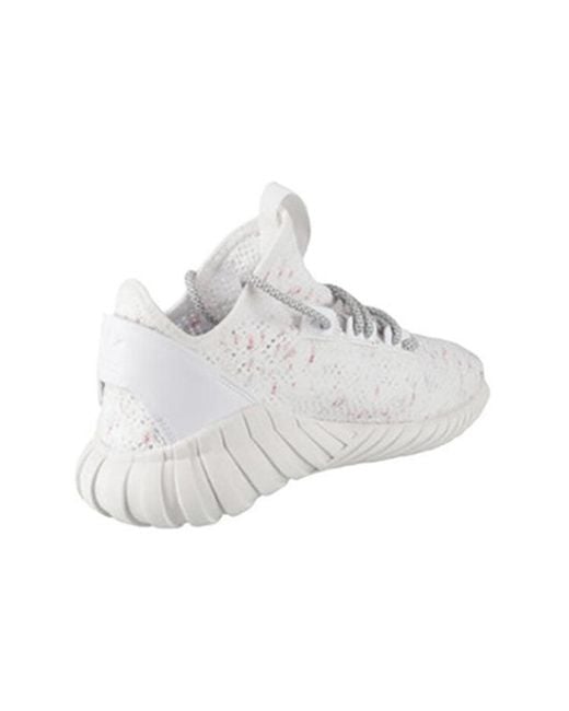 Adidas White Tubular Doom Sock Primeknit for men