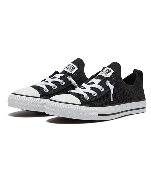 Converse Black (Wmns) Chuck Taylor All Star Shoreline Knit Slip Low Top