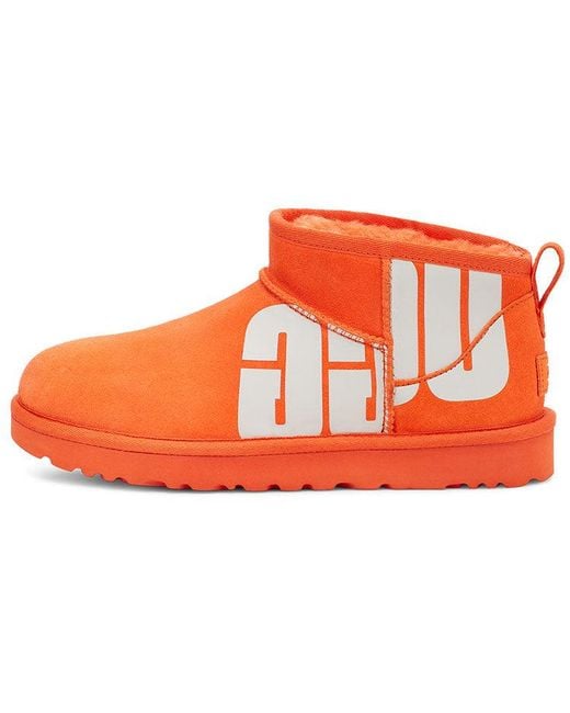 Ugg Orange (Wmns) Classic Ultra Mini Broken Logo Soda'