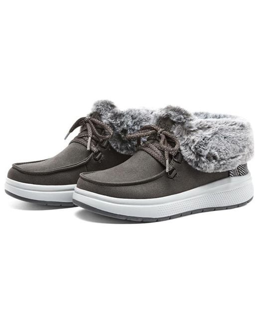 Skechers Metallic (Wmns) Bobs Skipper Wave 'Charcoal'