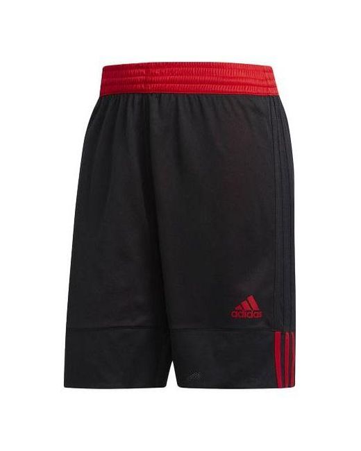 Adidas Black 3G Spee Rev Shr Reversible Mesh Basketball Sports Shorts for men