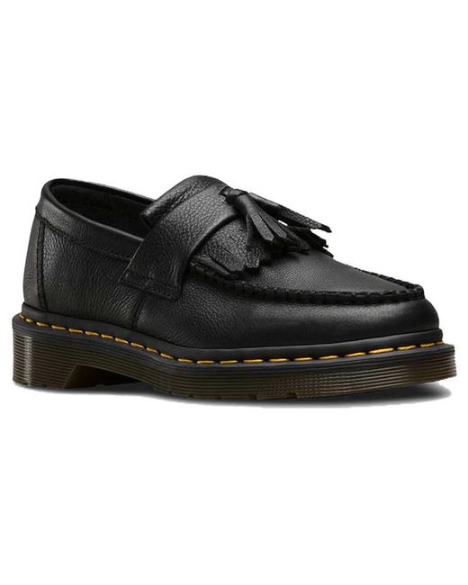 Dr. Martens Black (Wmns) Adrian Virginia Leather Tassel Loafers ''