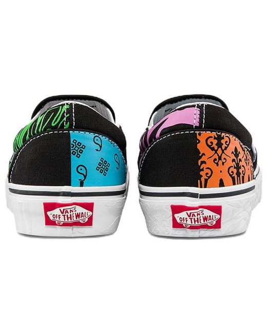 Vans Green Slip-On Classic X Crayola Multi' for men