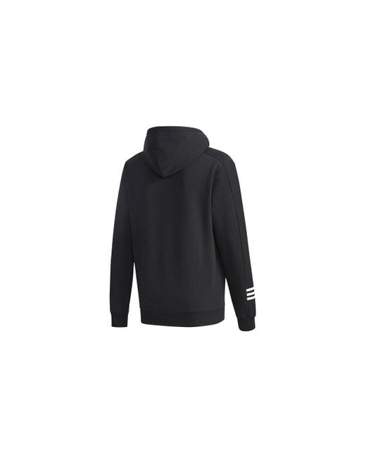 Adidas Blue Sports Casual Hooded Sweater for men