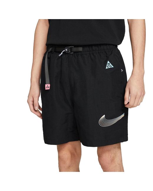 Nike Black Acg Betrue Trail Shorts for men