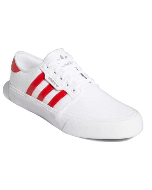 Adidas White Seeley Xt Shoes Scarlet' for men