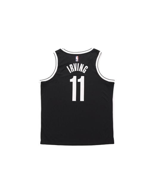 Nike Black Nba Sports Basketball Jersey/Vest Sw Fan Edition 20-21 Season Brooklyn Nets Kyrie Irving 11 for men