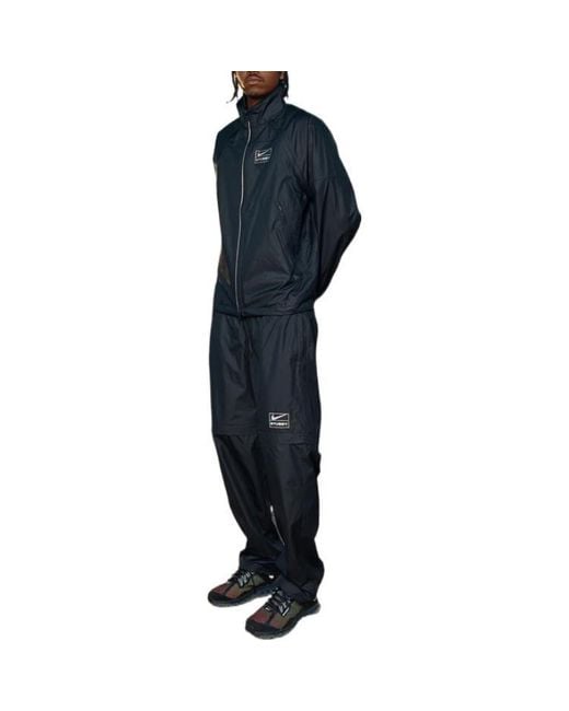Nike Blue X Stussy Fw22 Track Jacket for men
